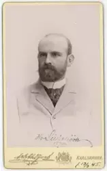 Porträtt på Lilliehöök, H. Riksdagsman