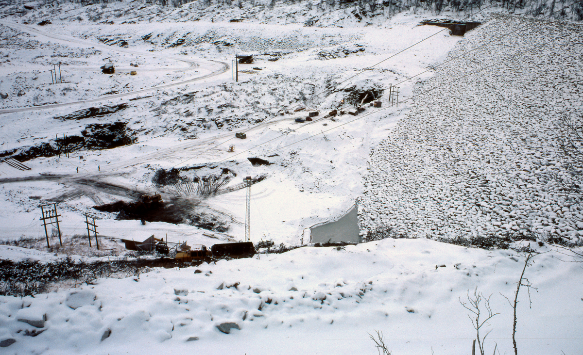 Dambygging Innerdalen.1981