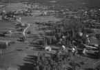 Flygfoto över Malungsfors, Malung 1954.