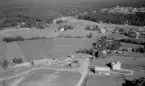 Flygfoto över Malungsfors, Malung 1954.