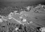 Flygfoto över Malungsfors, Malung år 1954.