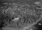 Flygfoto över Nordanholen, Mockfjärd, Gagnef 1960.