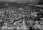 Flygfoto över Mora 1962.