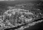 Flygfoto över Tuvan, Mora 1962.