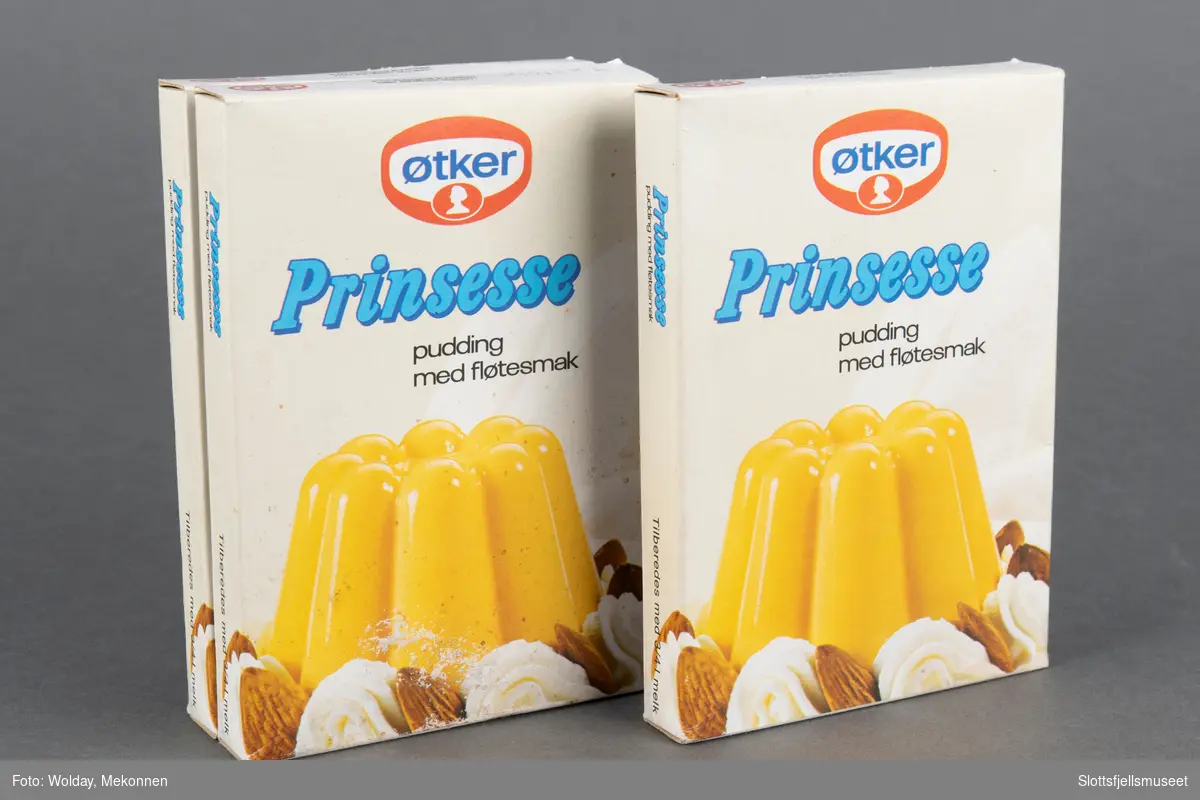 Prinsesse pudding, pakke med pulver