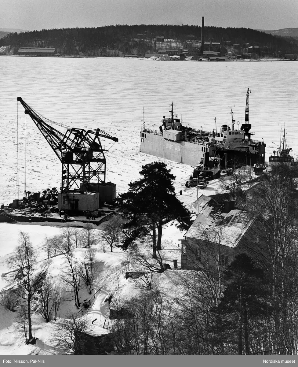 Ångermanland. Lunde varv. Foto Pål-Nils Nilsson. Ur Svenska turistföreningens bildsamling, Ångermanland 1969.