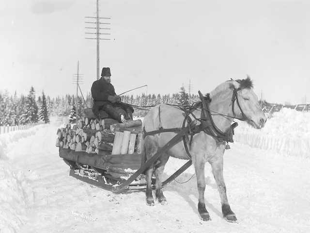 Prot: Bogstadveien Vedkjøring Mars 1902