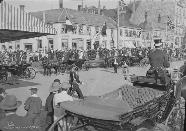 Prot: Trondhjem - Kongen og Prinsen av Wales 1906