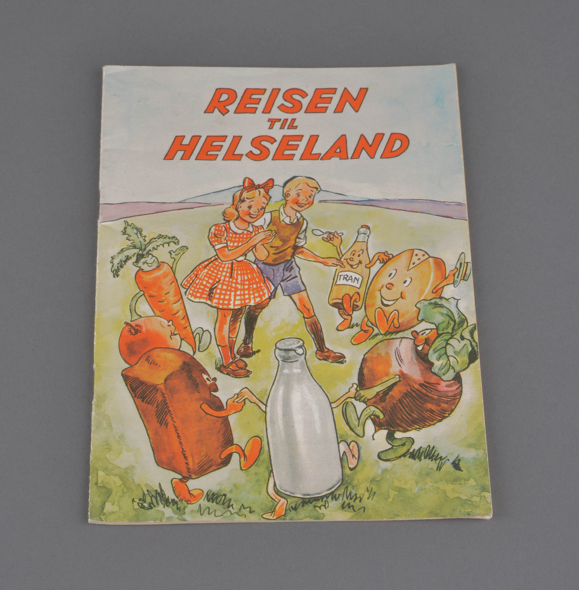 Tegneseriehefte for barn, utgitt av Norsk Tannvern.
Tittel: Reisen til Helseland