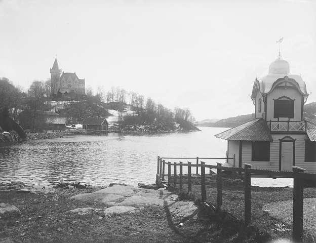 Prot: Bergen - Chr. Michelsens Villa ved Fjøsanger 22/4 1908