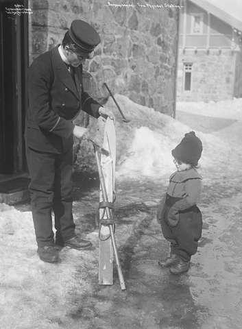 Prot: Første Skiløper Myrdal Station 21/4 1904