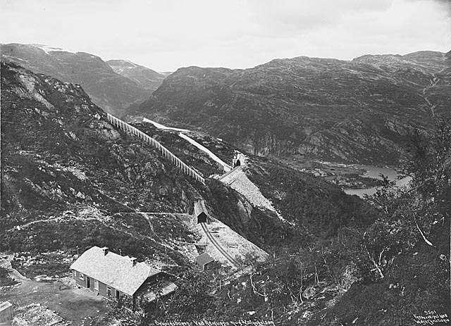 Prot: Ved Reinunga Tunel mot Vatnahalsen 2/9 1908