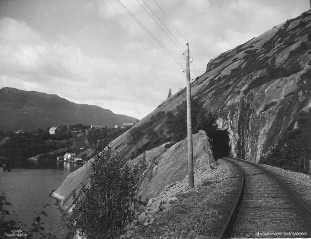 Prot: Vossebanen - Tunel ved Vaksdal 1909