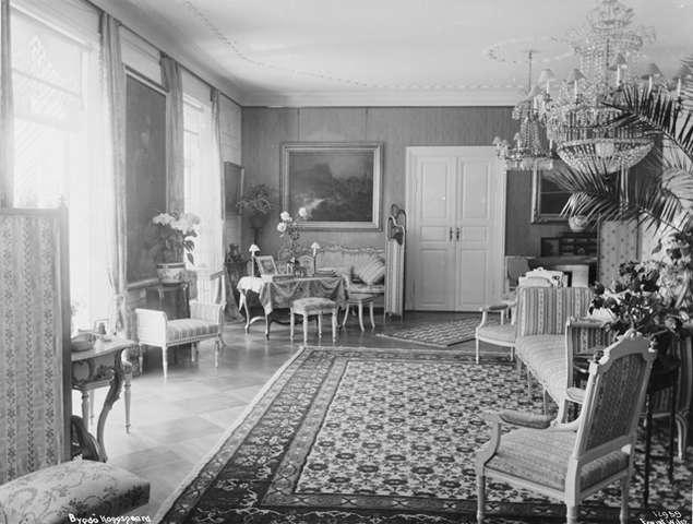 Prot: Bygdø Kongsgaard - interiør Havesalen  30/5
