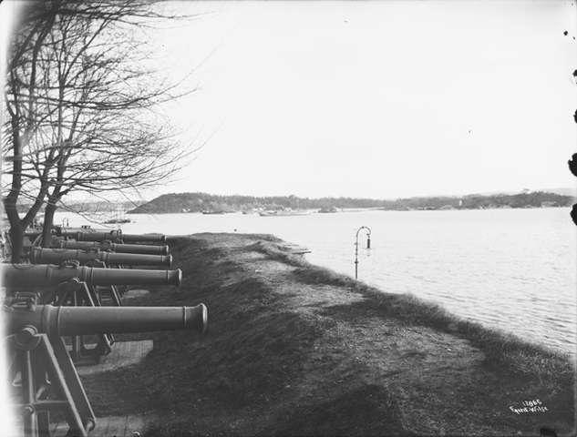 Prot: Hovedøen fra Byen fra Akershus 31/5
