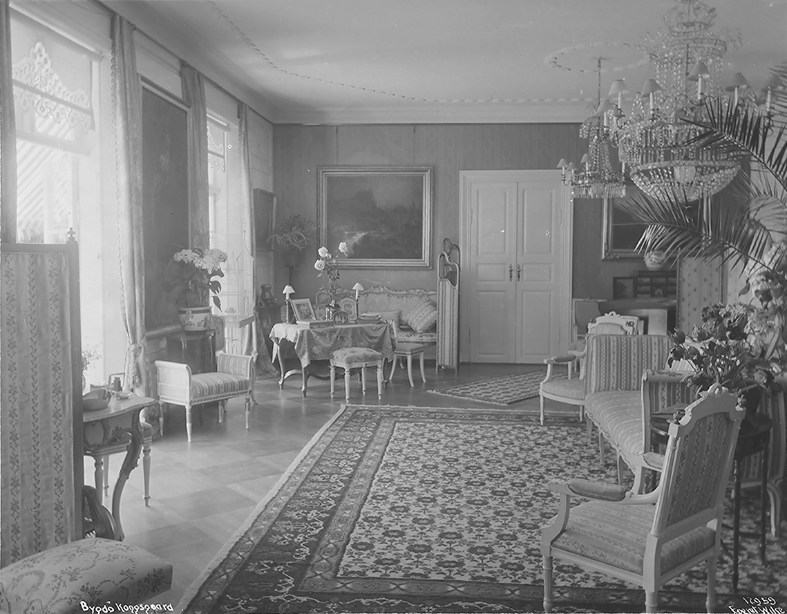 Prot: Bygdø Kongsgaard - interiør Havesalen  30/5