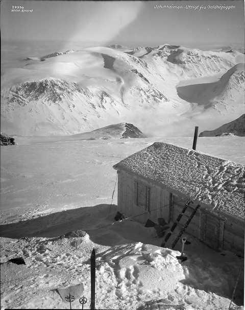 Prot: Jotunheimen Vinter - Galdhøpiggen, utsigt