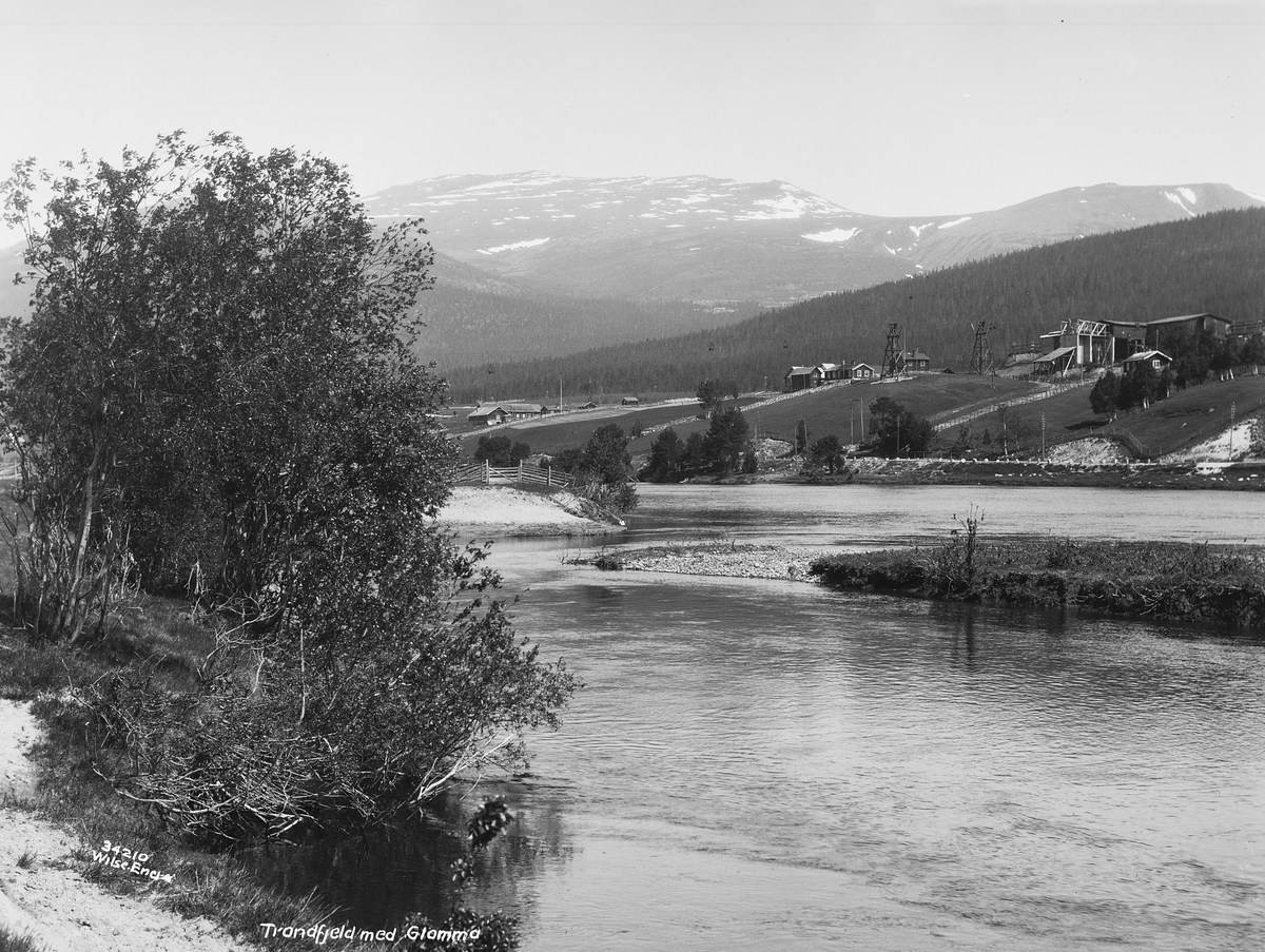 Prot: Østerdalen, Kvikne - Trondfjeld med Glomma fra Atna