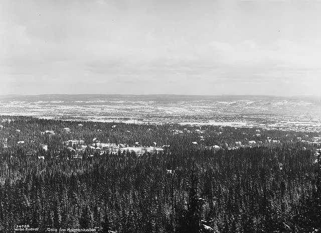 Prot: Oslo, omegn - utsigt Holmenkol