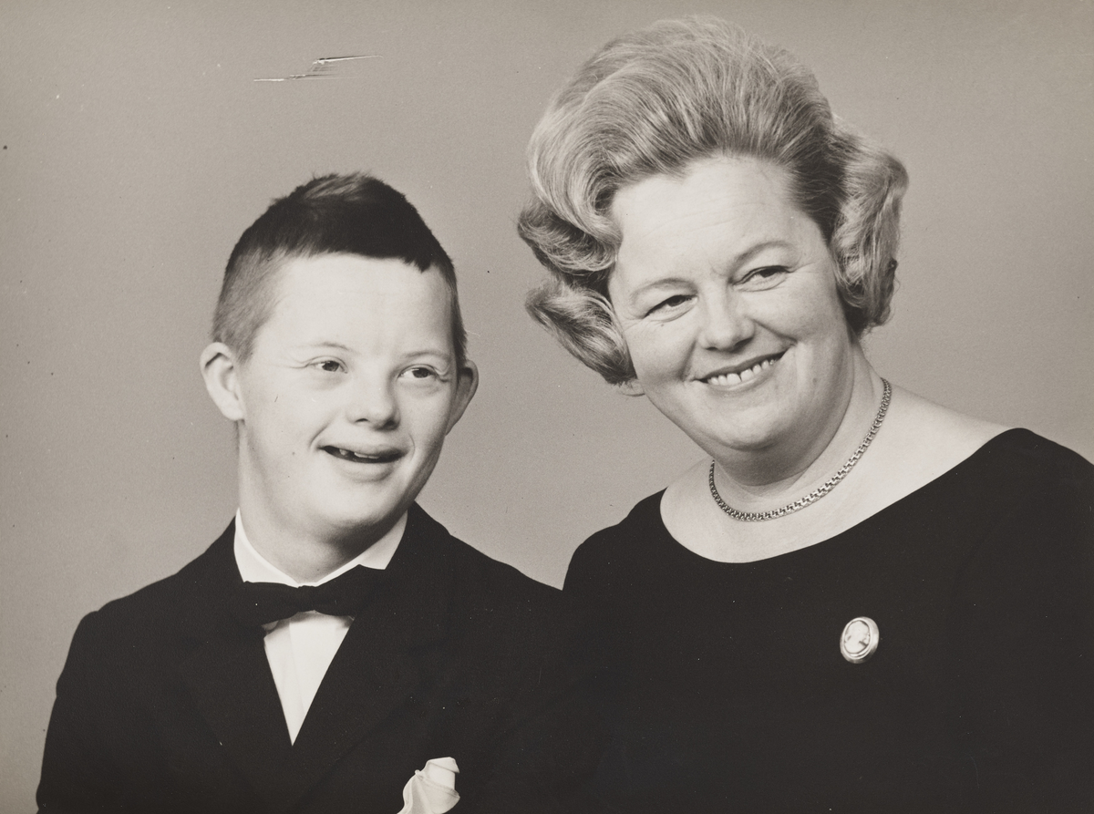 Familieportrett. Mor og sønn
