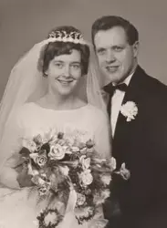 Portrett av brudepar