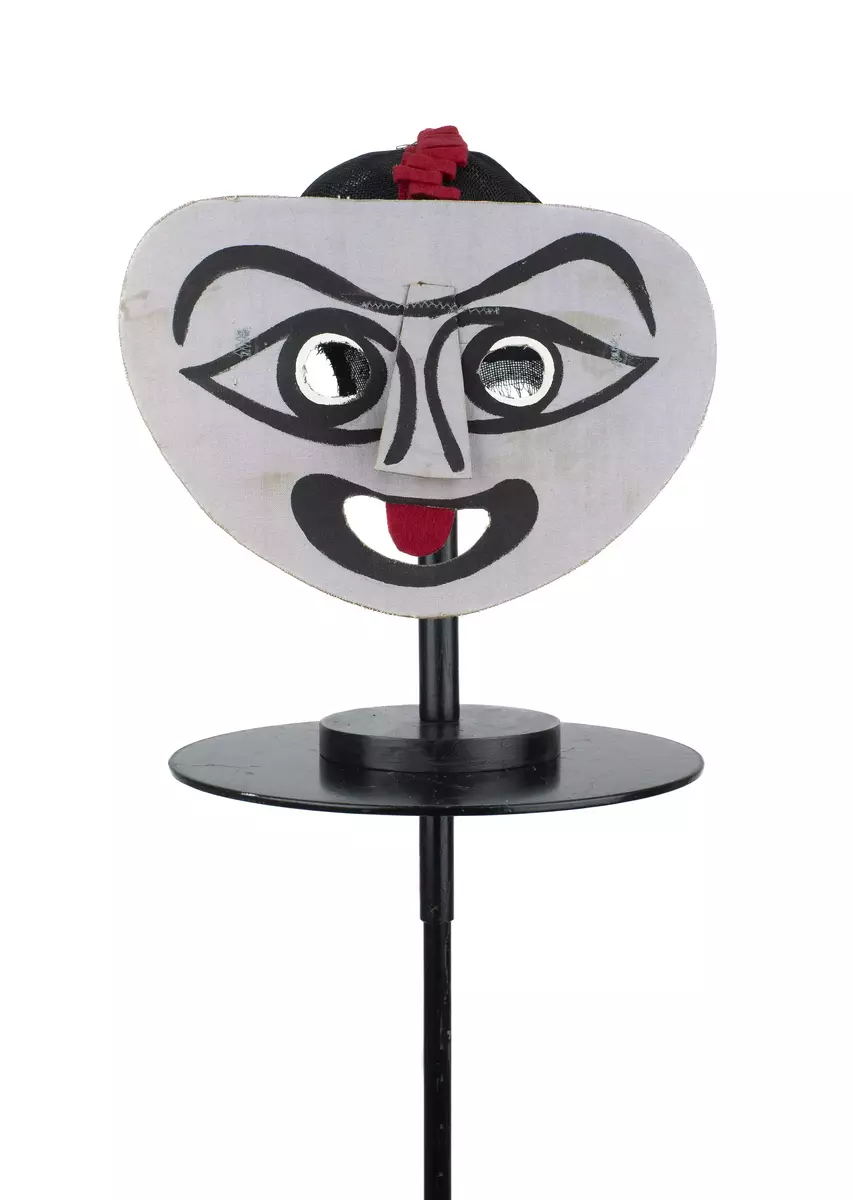 Mask använd i uppsättningen ”Sisyfos".