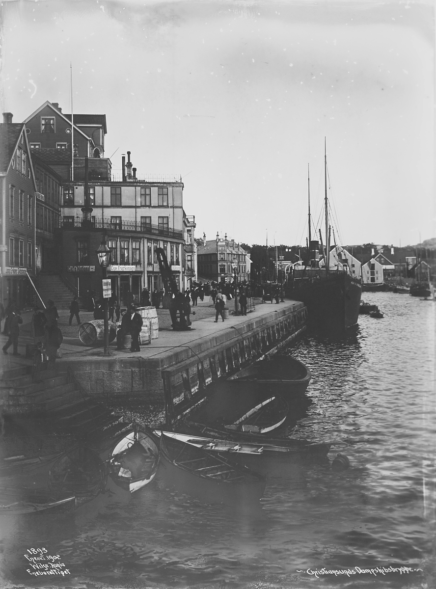 Prot: Christiansund - Dampskibsbryggen 25. Sep. 1902