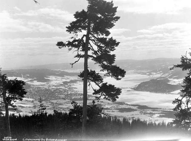 Prot: Vinter, Lillehammer fra Balbergkampen