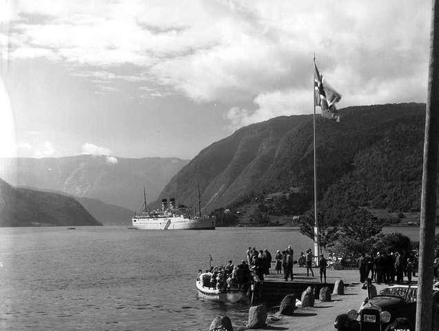 Prot: Ulvik Turistskibets ankomst