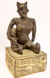 Mor Och Barn [skulptur]