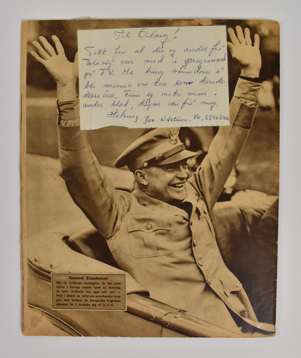 Tidsskrift med tittel og fargefoto.Reportasje om Telavåg på s.6-9.
