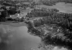 Flygfoto över Näs bruk, Avesta 1953.