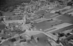 Flygfoto över Nusnäs, Mora 1956.