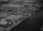 Flygfoto över Nås, Vansbro 1960.