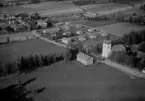 Flygfoto över Nås, Vansbro 1960.