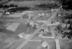 Flygfoto över Rissätra, Malung 1962.