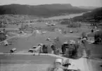 Flygfoto över Näset, Älvdalen 1962.