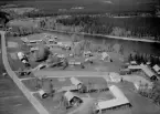 Flygfoto över Oxberg, Mora 1962.