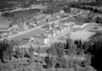 Flygfoto över Mora 1962.