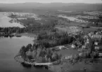 Flygfoto över Orsa 1962.
