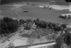Flygfoto över Ornäs, Borlänge 1935-1937.