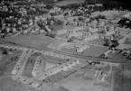 Flygfoto över Marnäs, Ludvika 1965.