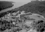 Flygfoto över Mora-Noret, Mora 1966.