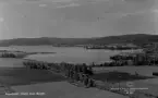 Ludvika, Nyhammar. Utsikt över Bysjön 1953.