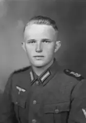 Portrett av tyske soldater og befal i Fredrikstad i 1940-45.