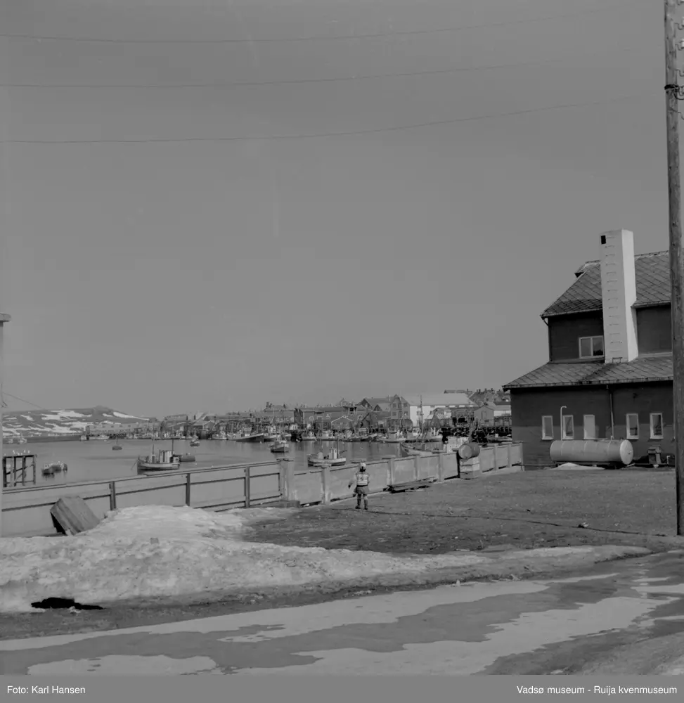 Statens fagskole for fiskeindustri, Vardø. Eksteriør. Kilde: "Lærebruket". Statens fagskole for fiskeindustri / Harald Normann og Pål Christensen. 1988.