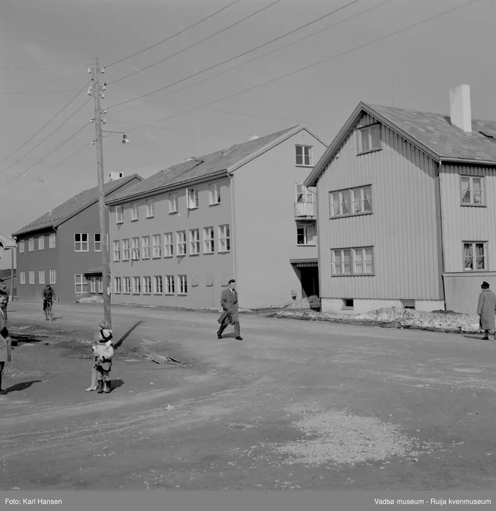 Statens fagskole for fiskeindustri, Vardø. Eksteriør. Kilde: "Lærebruket". Statens fagskole for fiskeindustri / Harald Normann og Pål Christensen. 1988.