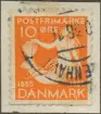 Frimärke ur Gösta Bodmans filatelistiska motivsamling, påbörjad 1950.
Frimärke från Danmark, 1935. Motiv av Sjöjungfrun (Den lille havfrue). 100-årsminne av första utgivning i 1835 av en av H. C. Andersens sagor: 