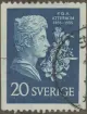 Frimärke ur Gösta Bodmans filatelistiska motivsamling, påbörjad 1950.
Frimärke från Sverige, 1955. Motiv av Per Daniel Amadeus Atterbom 1790-1855 Skald Litteraturhistoriker 