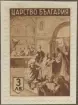 Frimärke ur Gösta Bodmans filatelistiska motivsamling, påbörjad 1950.
Frimärke från Bulgarien, 1942. Motiv av Allegori: Bulgarisk Litteraturs Guldålder